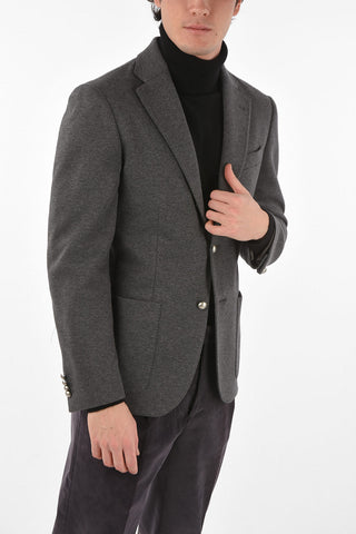 CC COLLECTION Blazer RESET in Jersey con Tasche a Toppa
