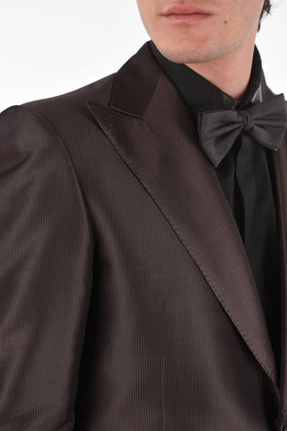 Pinstriped Tuxedo with Waistcoat