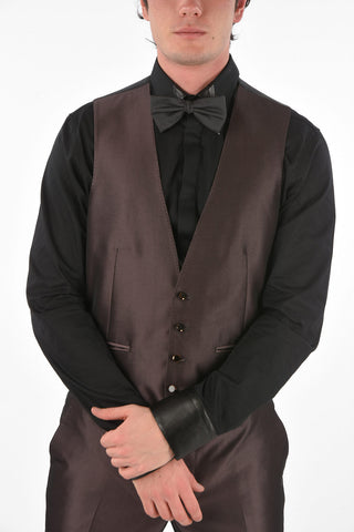 Pinstriped Tuxedo with Waistcoat
