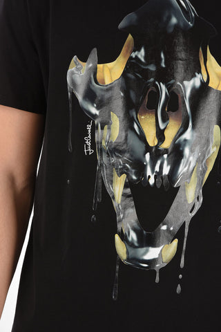 crew-neck t-shirt with print