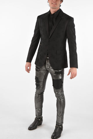 HOMME center vent notch lapel 2-button ANOTHER BATTLE blazer