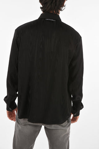 classic collar printed shirt