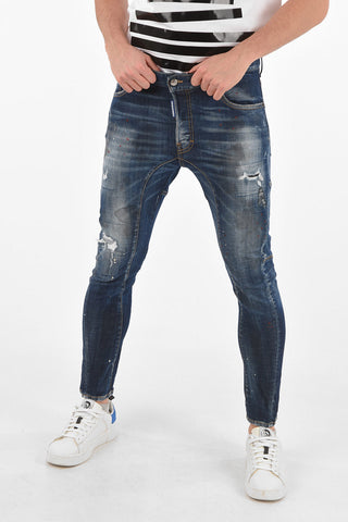 Jeans TIDY BIKER effetto vintage 15cm