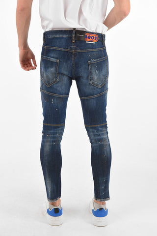 Jeans TIDY BIKER effetto vintage 15cm