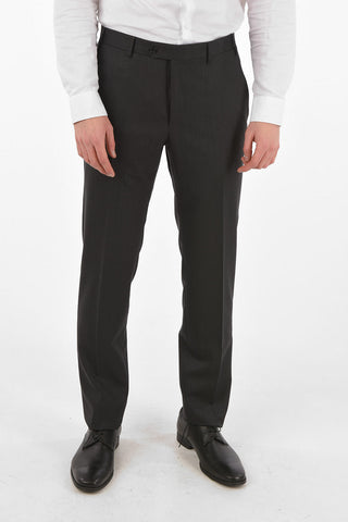 Virgin Wool Herringbone LEADER Suit