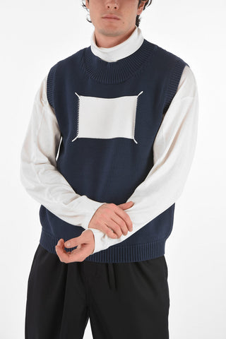 MM10 Sleeveless Crewneck Sweater