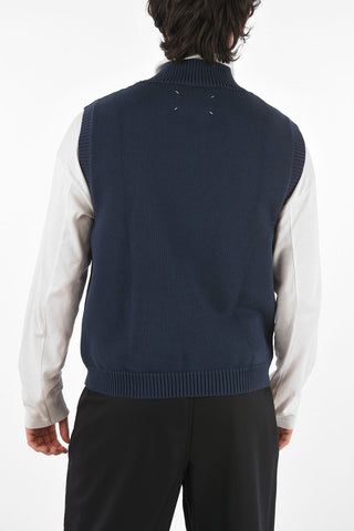 MM10 Sleeveless Crewneck Sweater