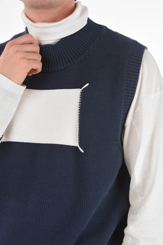 MM10 Sleeveless Crewneck Sweater