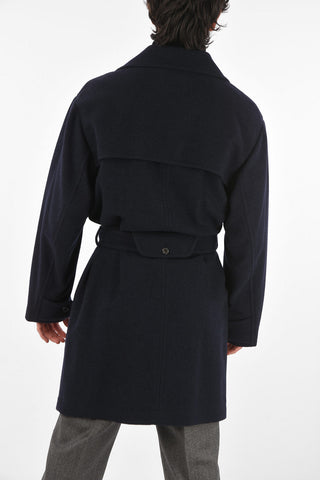 Patch Pocket Coat with Belt