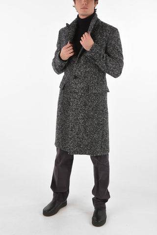 CC COLLECTION Cappotto 3 Bottoni in Lana Bouclé