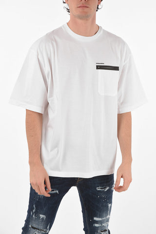 crew-neck RELAX FIT t-shirt with breast pocket