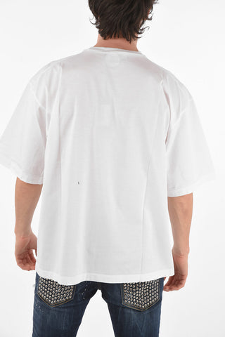 crew-neck RELAX FIT t-shirt with breast pocket
