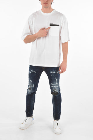 crew-neck RELAX FIT t-shirt with breast pocket