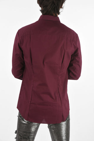 HOMME hidden closure Diamond Cut LS ANSELM shirt