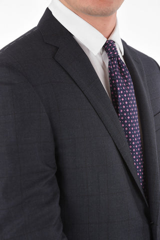Virgin Wool Checked ACADEMY Suit