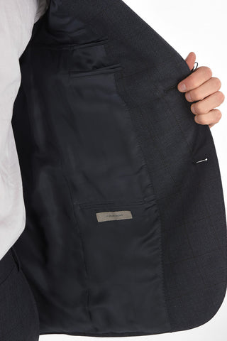Virgin Wool Checked ACADEMY Suit