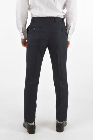 Virgin Wool Checked ACADEMY Suit