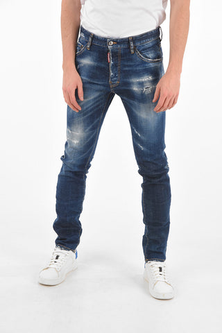 16cm vintage effect stretch denim COOL GUY jeans