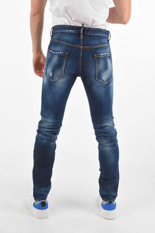 16cm vintage effect stretch denim COOL GUY jeans