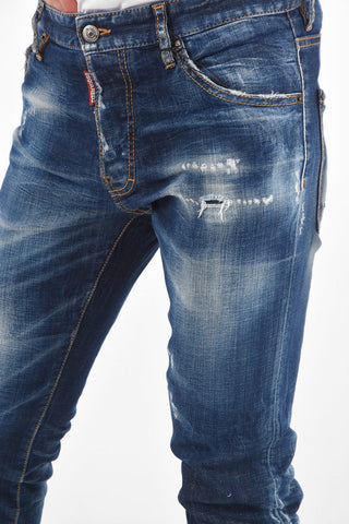 16cm vintage effect stretch denim COOL GUY jeans