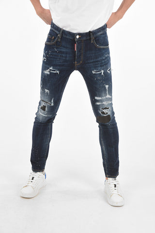 15cm vintage effect SKATER Jeans with studs