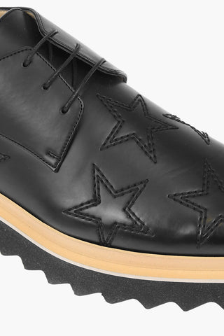 Derby PETER in Ecopelle con Ricamo Stelle