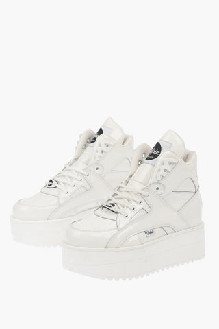 JUNYA WATANABE COMME DES GARCONS Laquered Leather Chunky Sneakers