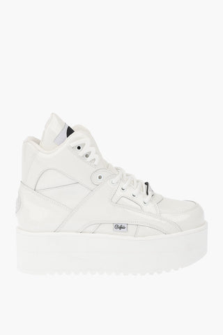 JUNYA WATANABE COMME DES GARCONS Laquered Leather Chunky Sneakers