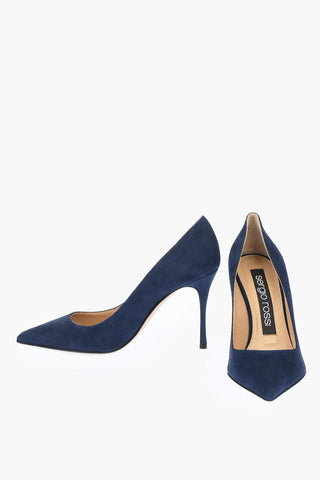 9cm Suede Leather GODIVA Decolletè