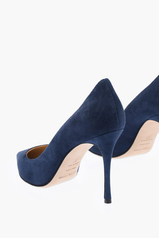 9cm Suede Leather GODIVA Decolletè