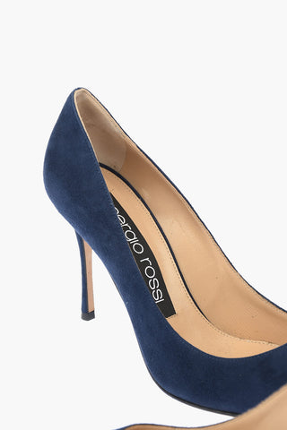 9cm Suede Leather GODIVA Decolletè