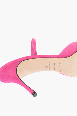7,5cm Suede Leather GODIVA 075 Sandals
