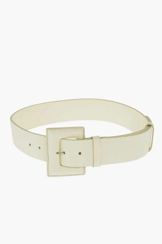 Cintura in Pelle Stampa Cocco 7cm