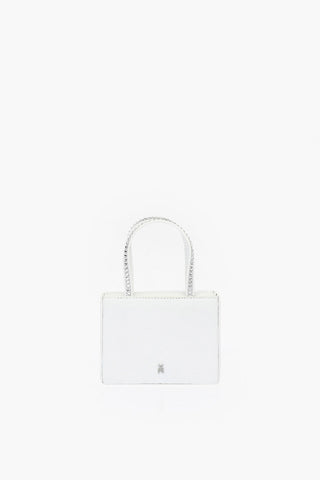 leather mini GILDA Tote bag with rhinestone embellished detail
