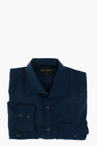 Saharan SLIM FIT Shirt with Snap Buttons