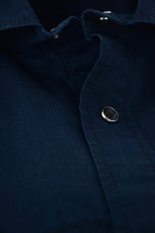 Saharan SLIM FIT Shirt with Snap Buttons
