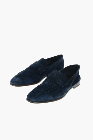 EZ LUXURY suede leather L'ASOLA loafers