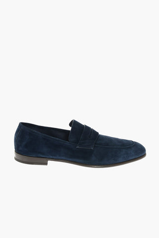 EZ LUXURY suede leather L'ASOLA loafers