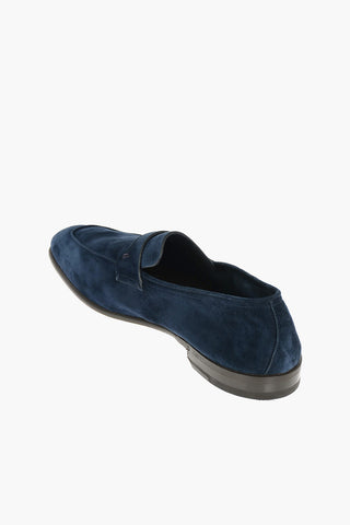 EZ LUXURY suede leather L'ASOLA loafers