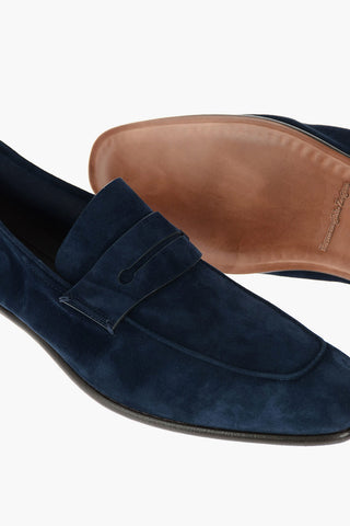 EZ LUXURY suede leather L'ASOLA loafers