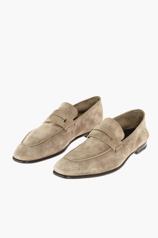 EZ LUXURY suede leather L'ASOLA loafers
