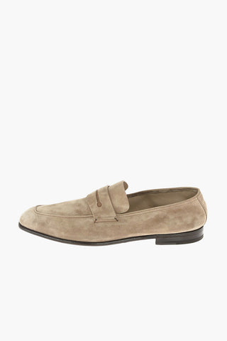 EZ LUXURY suede leather L'ASOLA loafers