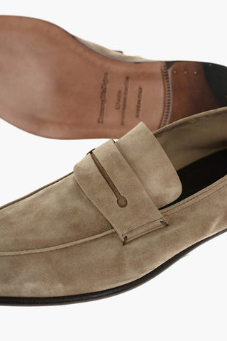 EZ LUXURY suede leather L'ASOLA loafers