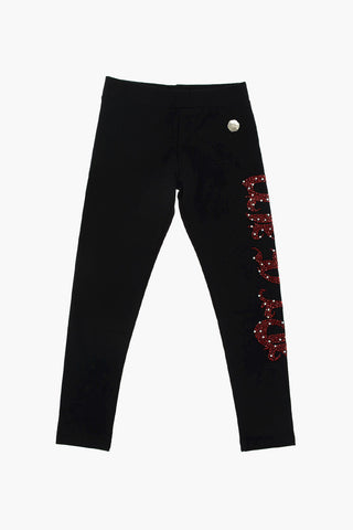 rhinestone embellished side Alian Leggings