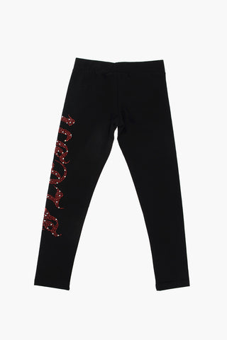 rhinestone embellished side Alian Leggings