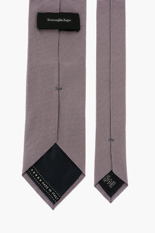 ZZEGNA LUXURY cravatta in seta a pois