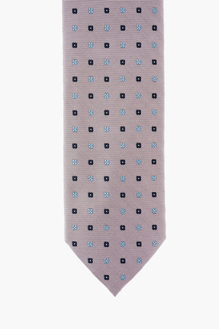 ZZEGNA LUXURY floral patterned Silk tie