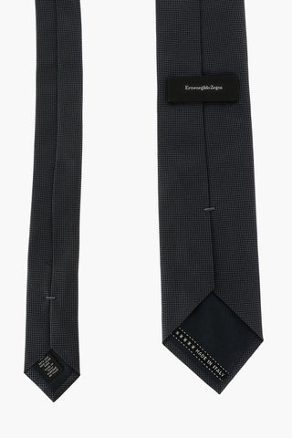 ZZEGNA LUXURY polka dots Silk tie