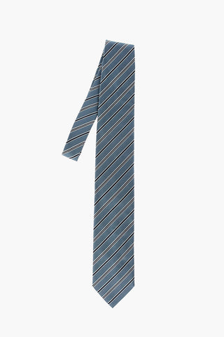 ZZEGNA LUXURY striped silk tie