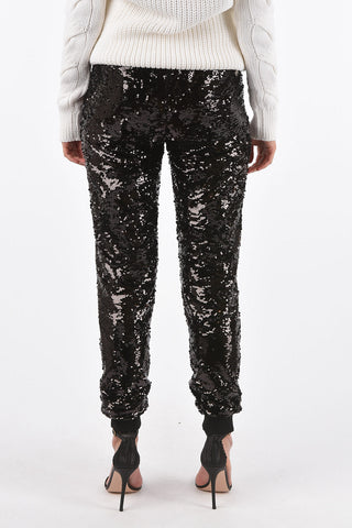 COUTURE pantalone BEWITCHED con paillettes